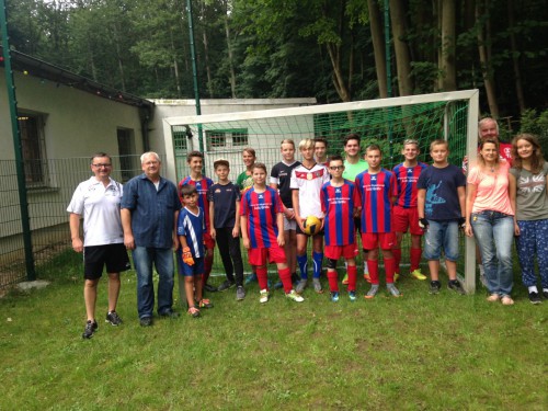 C-Junioren kicken gegen "Team Annaparkhütte"