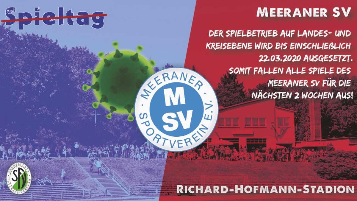 SFV und KVFZ sagen Spielbetrieb ab