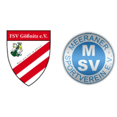 (AH) FSV Gößnitz AH <span class="nowrap bold mx-1">0 : 6</span> Meeraner SV AH