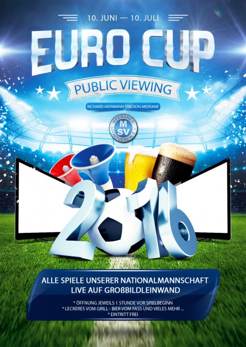⚽ PUBLIC VIEWING IM RICHARD-HOFMANN STADION ⚽
