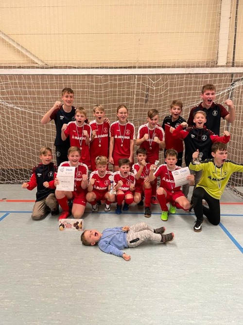 D-Junioren gewinnen Hallenturnier des TSV Crossen