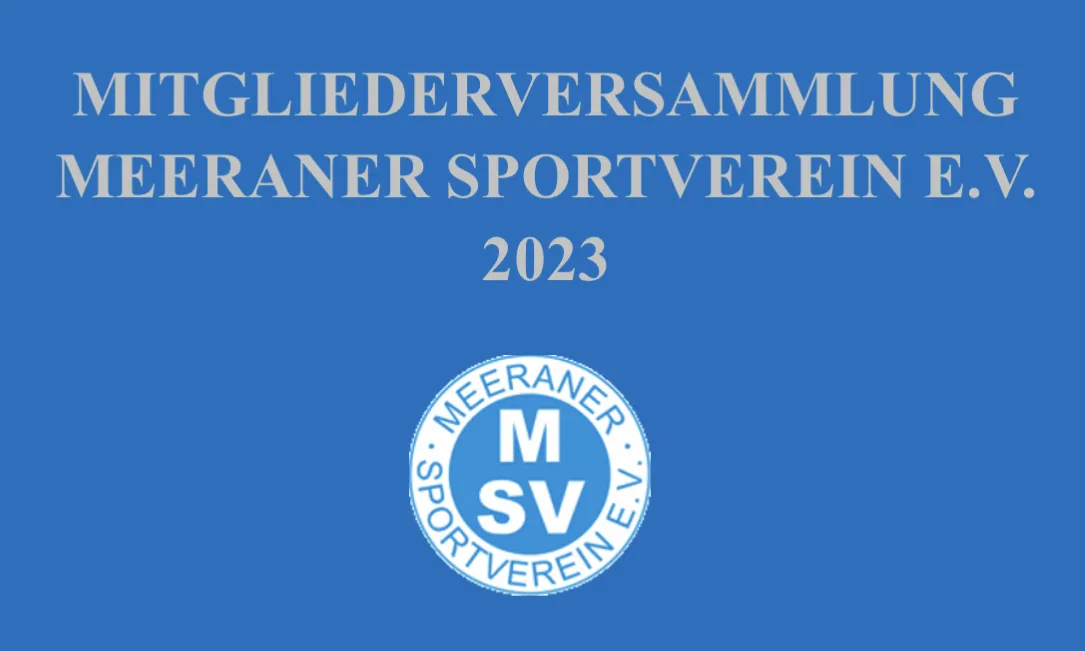 Mitgliederversammlung 2023