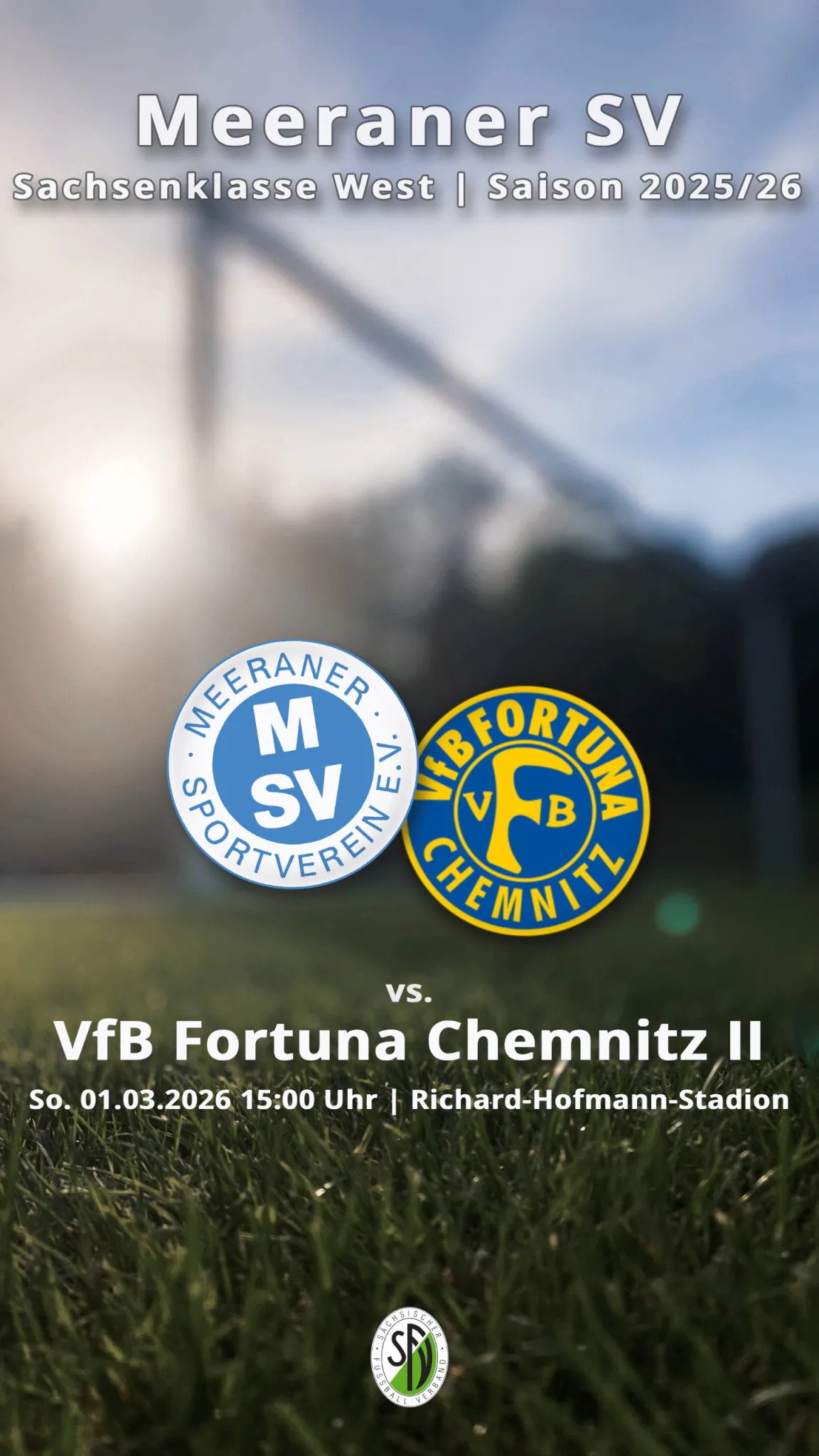 (1M) Meeraner SV vs. VfB Fortuna Chemnitz II
