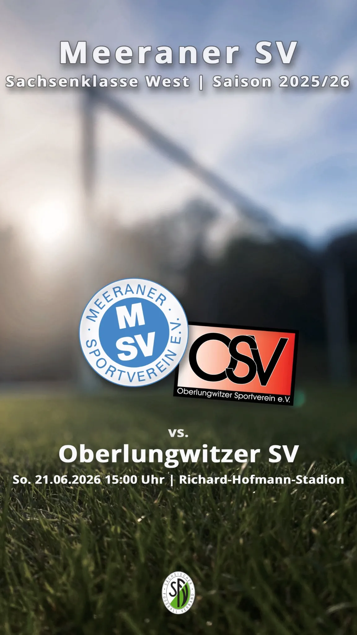 (1M) Meeraner SV vs. Oberlungwitzer SV