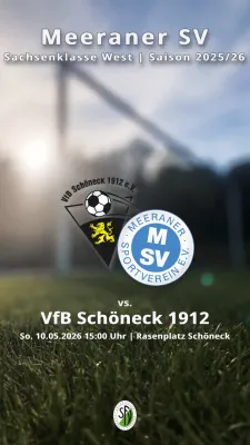 (1M) VfB Schöneck 1912 vs. Meeraner SV