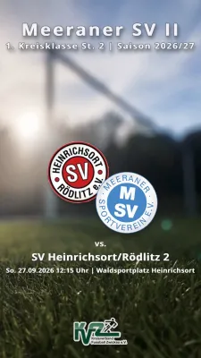 (2M) SV Heinrichsort/R. II vs. Meeraner SV II