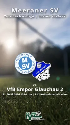 (1M) Meeraner SV vs. VfB Empor Glauchau II