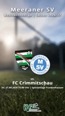 (1M) FC Crimmitschau vs. Meeraner SV